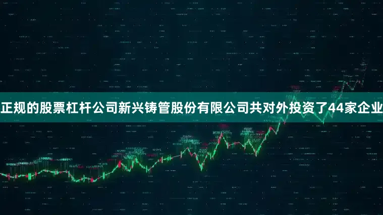正规的股票杠杆公司新兴铸管股份有限公司共对外投资了44家企业